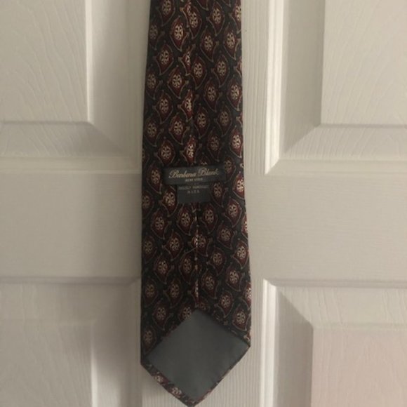 B.B Red and smokey grey tie - Picture 2 of 2